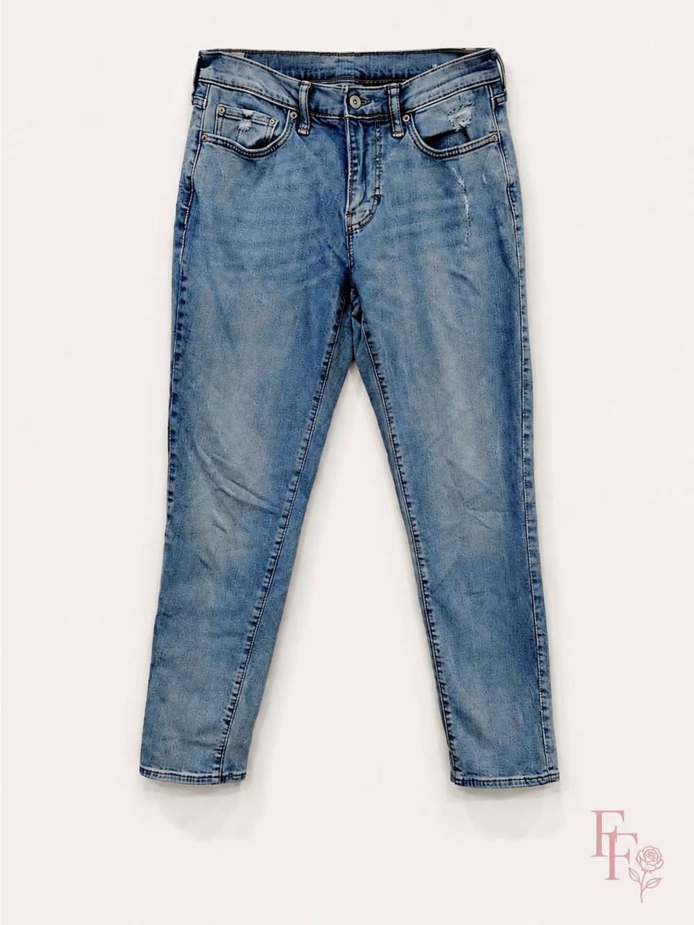 Abercrombie & Fitch Athletic Skinny Stretch Jeans Men’s‎ 31x32 Light Wash Denim